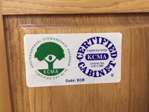 Bertch Bath KCMA Label | Who Made My Cabinets?