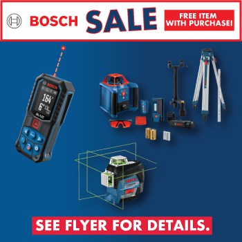 BOSCH WEB | BOSCH SALE! Free Items With Purchase!