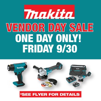 Makita Vendor Day Web Mont 1 | MAKITA VENDOR DAY SALE - ONE DAY ONLY! Montpelier, VT