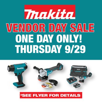 Makita Vendor Day Web Morris 1 | MAKITA VENDOR DAY SALE - ONE DAY ONLY! Morrisville, VT