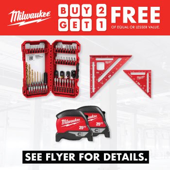 milwaukee4 | MILWAUKEE - BUY 2 GET 1 FREE