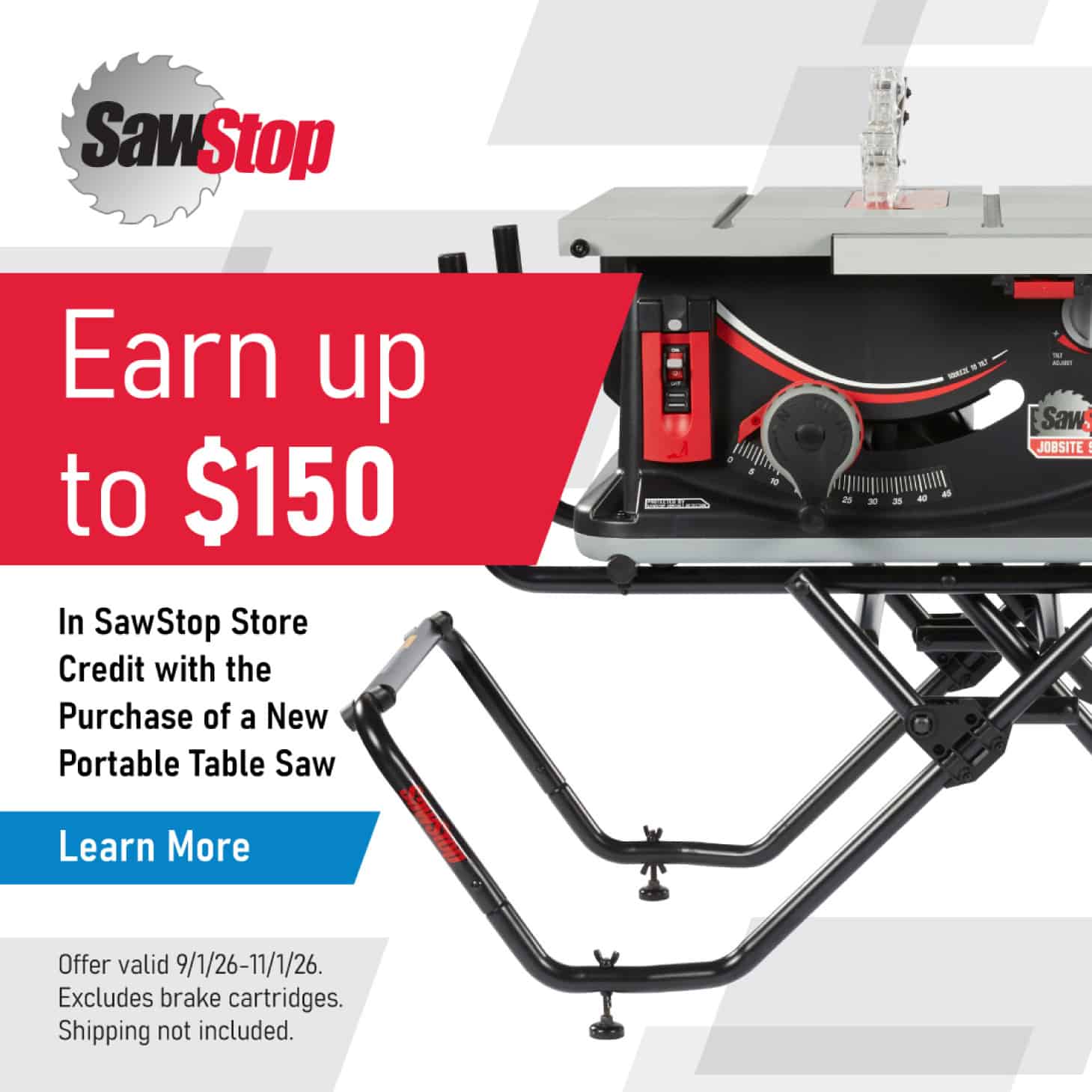 SawStop Fall Promo | Upgrade This Fall and Get More from SawStop